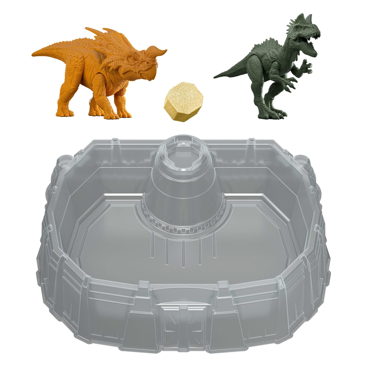 Jurassic World Dinossauro de Brinquedo Pacote de Batalha Dino Reveal