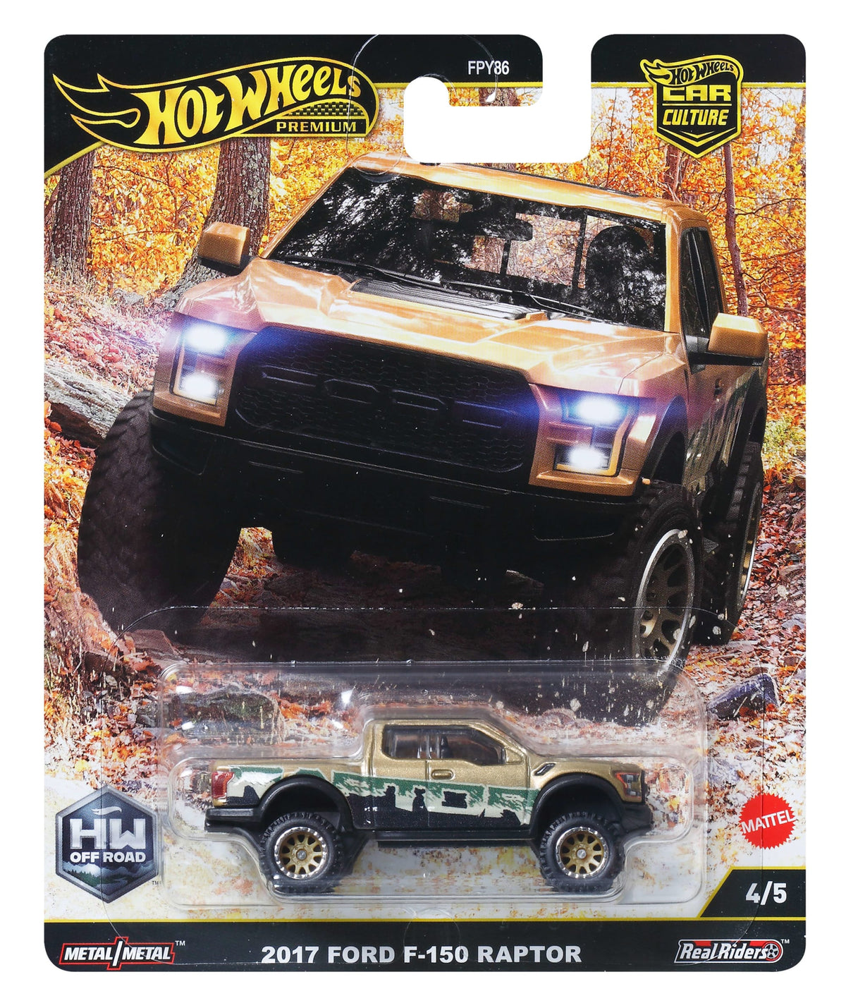 Hot Wheels Collector Veículo de Brinquedo 17 Ford F150 Raptor