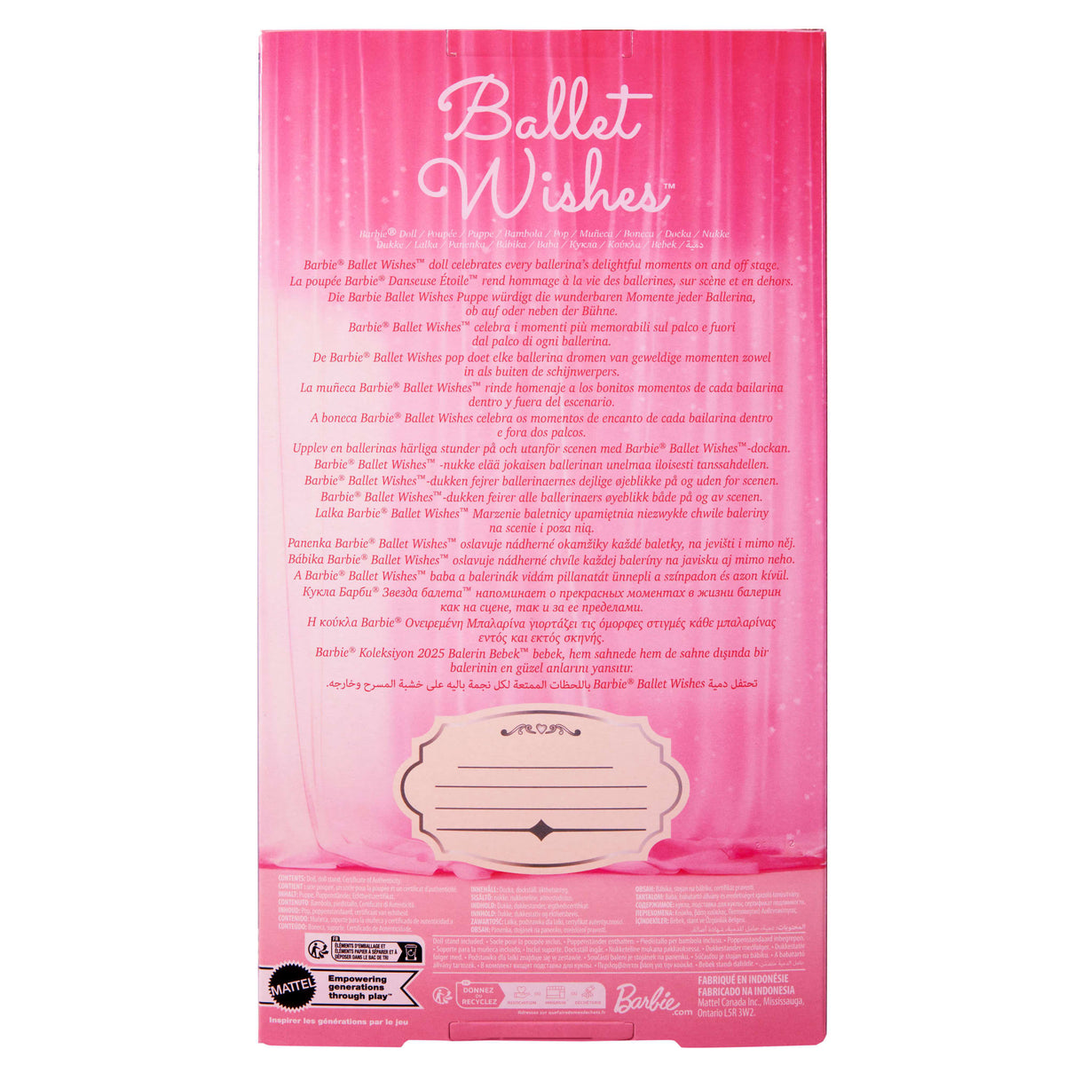 Barbie Signature Muñeca de Colección Ballet Wishes