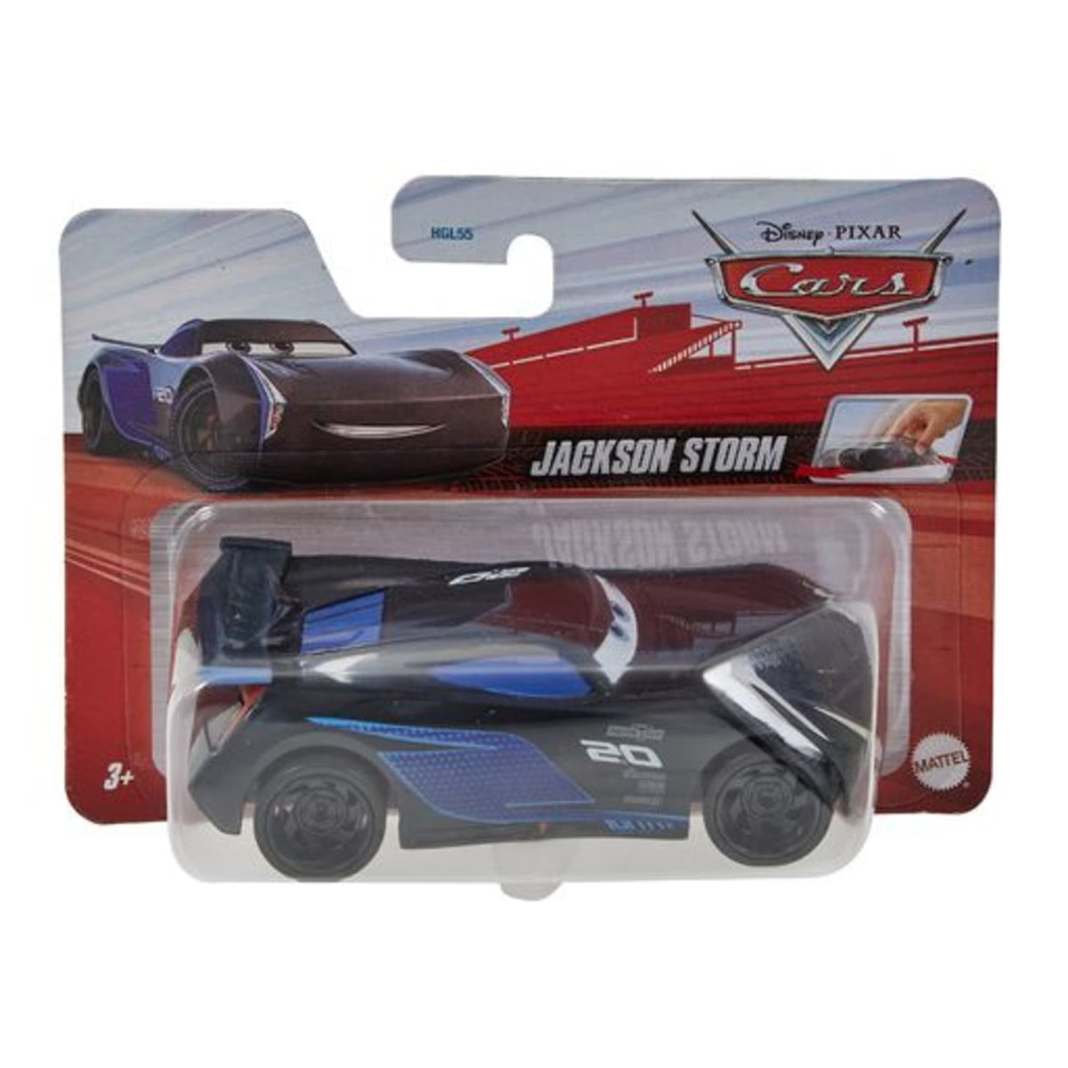 Carros da Disney e Pixar Pullback Veículo de Brinquedo Jackson Storm