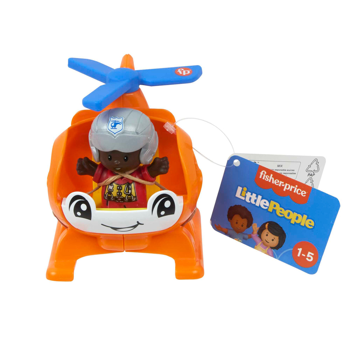 Fisher-Price Little People Hélicoptère et Figurine Pilote