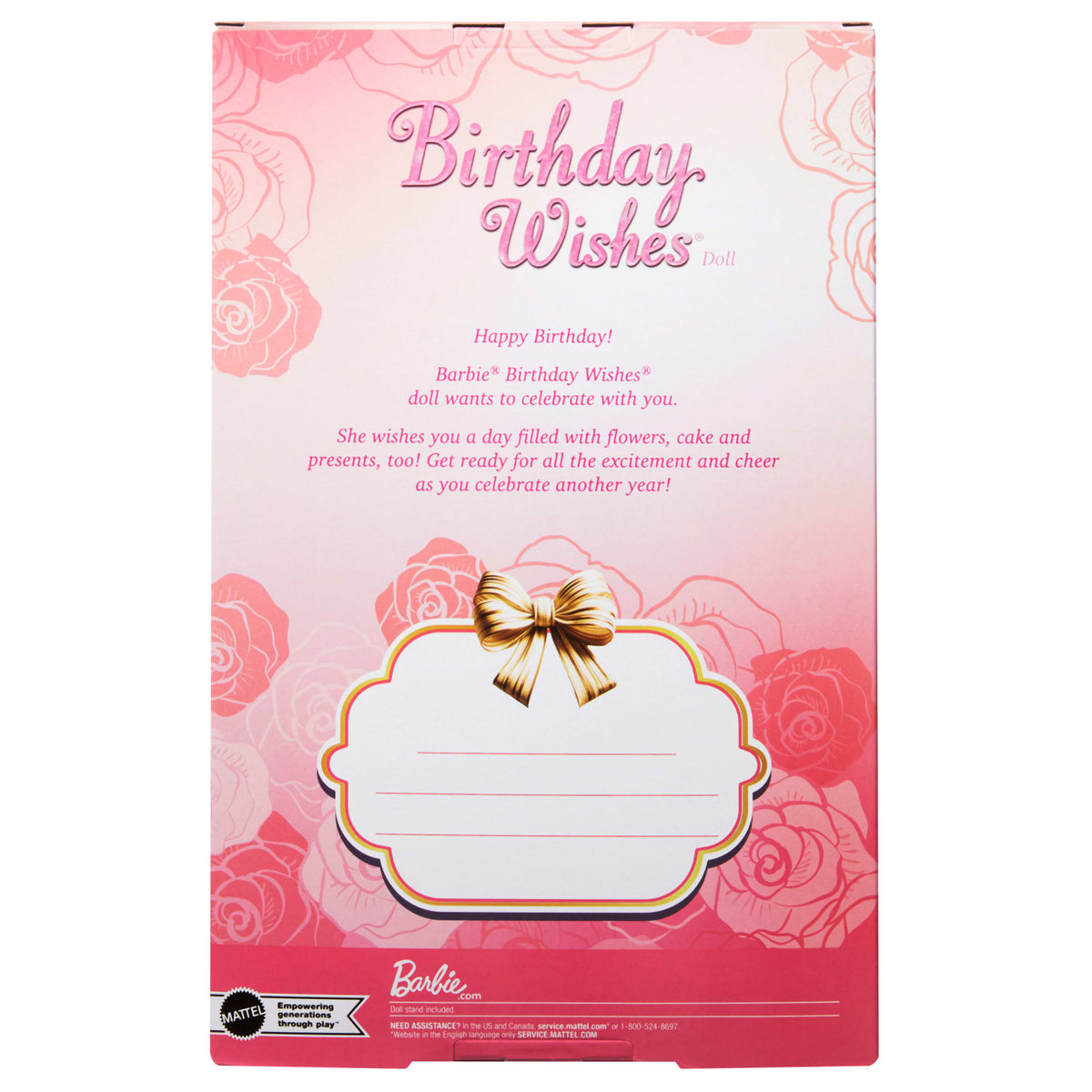 Barbie Signature Birthday Wishes Doll, Collectible Fashion Doll in Satiny, Pink Dress