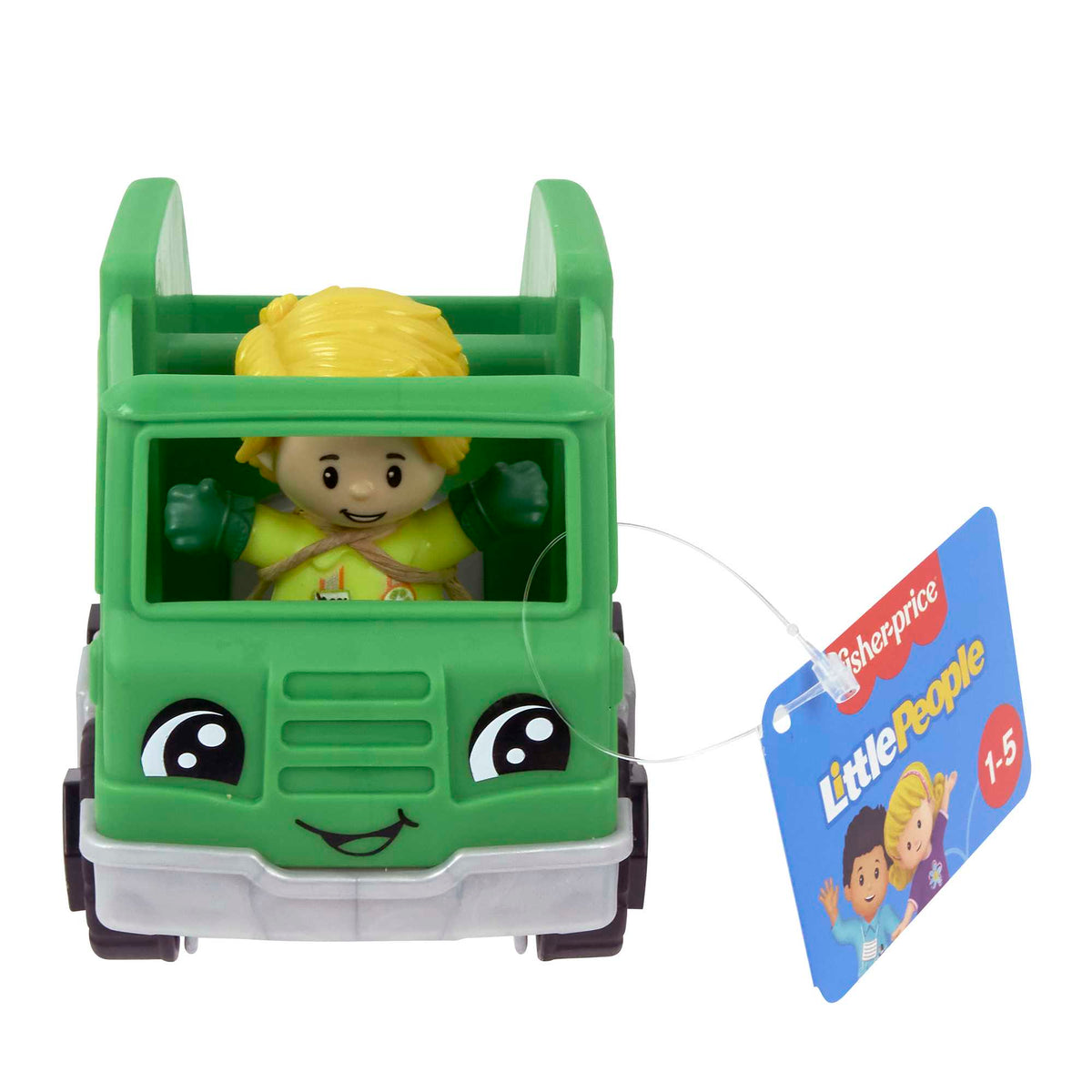 Fisher-Price Little People Camion de Recyclage et Figurine