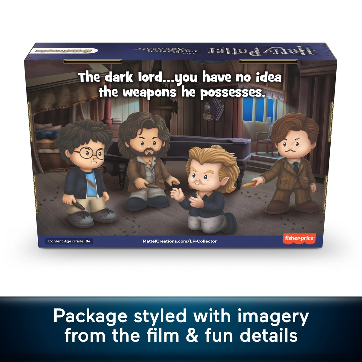 Fisher-Price Little People Collector Harry Potter And The Prisoner Of Azkaban Special Edition Set, 4 Figures