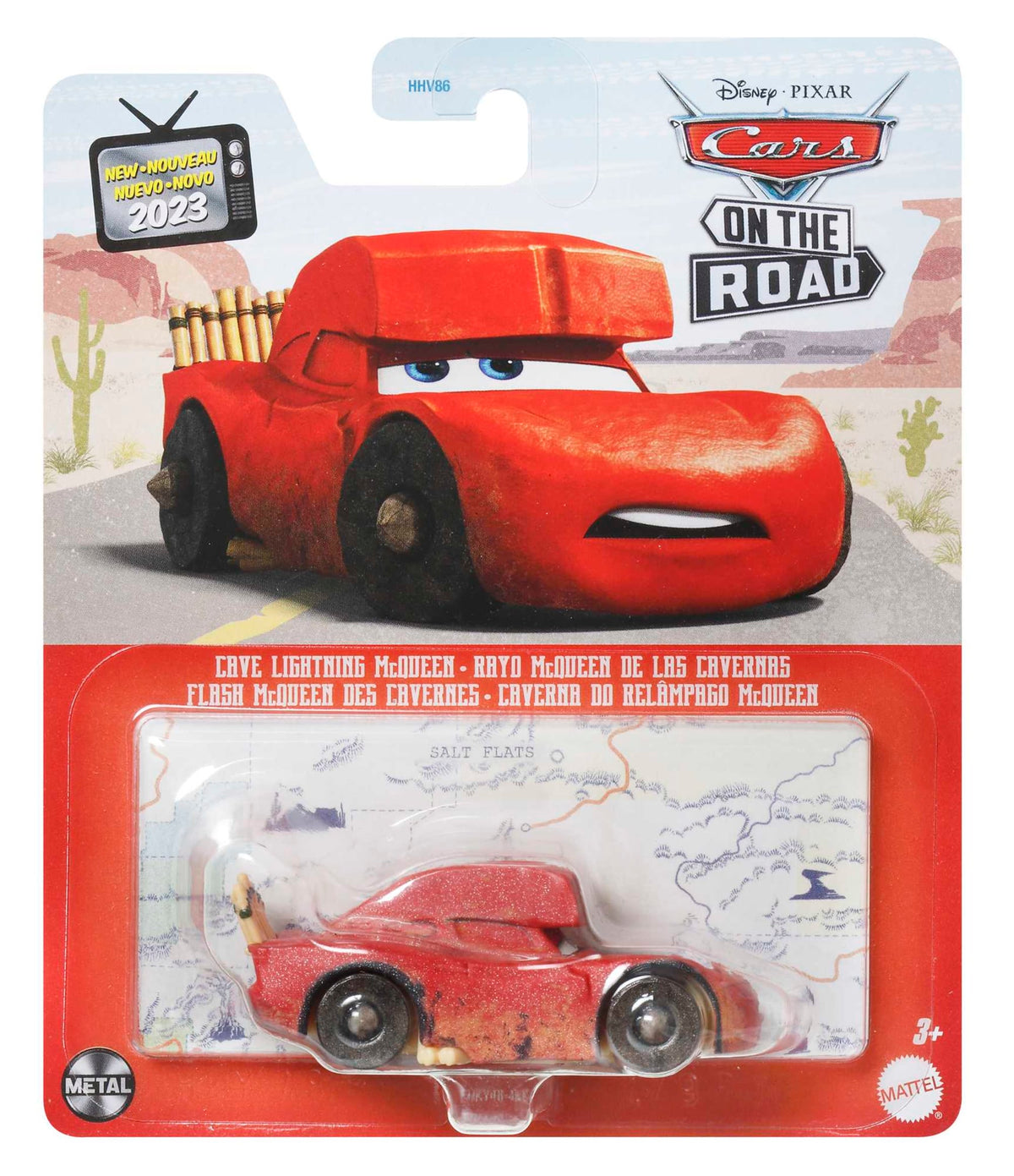 Cars de Disney y Pixar Vehículo de Juguete McQueen de las Cavernas