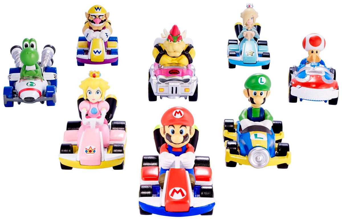 Hot Wheels Mario Kart Vehículo de Juguete Mario Estándar Kart