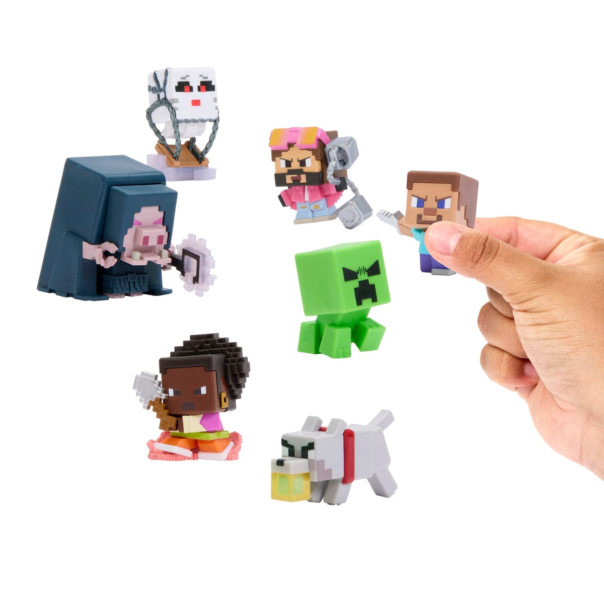 Minecraft –Mode Mini – Coffret Figurines –Coffret Combat Monde Normal