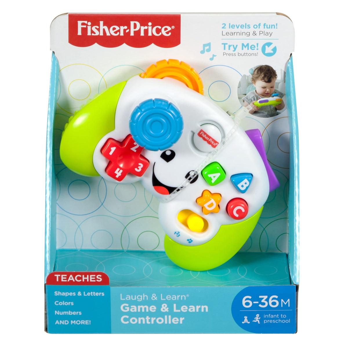 Fisher-Price Rires et Éveil Manette de Jeu Éducative