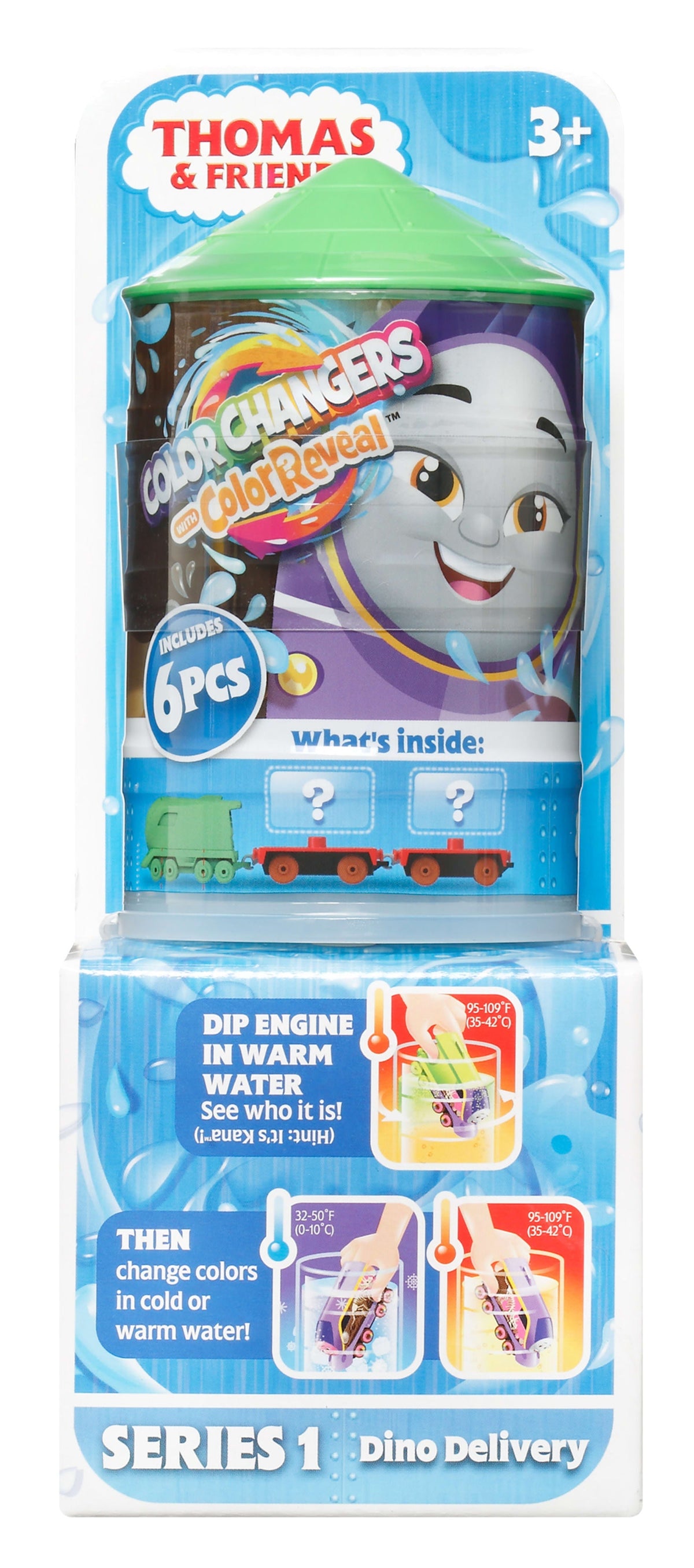 Thomas & Friends Mystery Toy Train With Color Reveal & Color Change Action, 5 Pieces