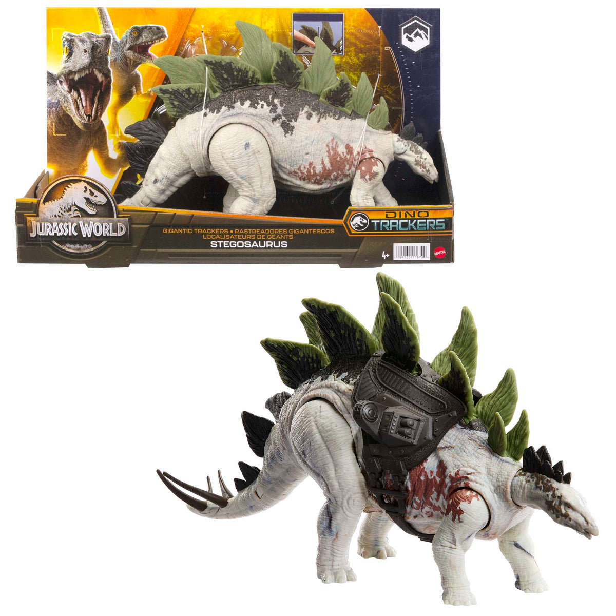 Jurassic World Dinossauro de Brinquedo Rastreadores Gigantes