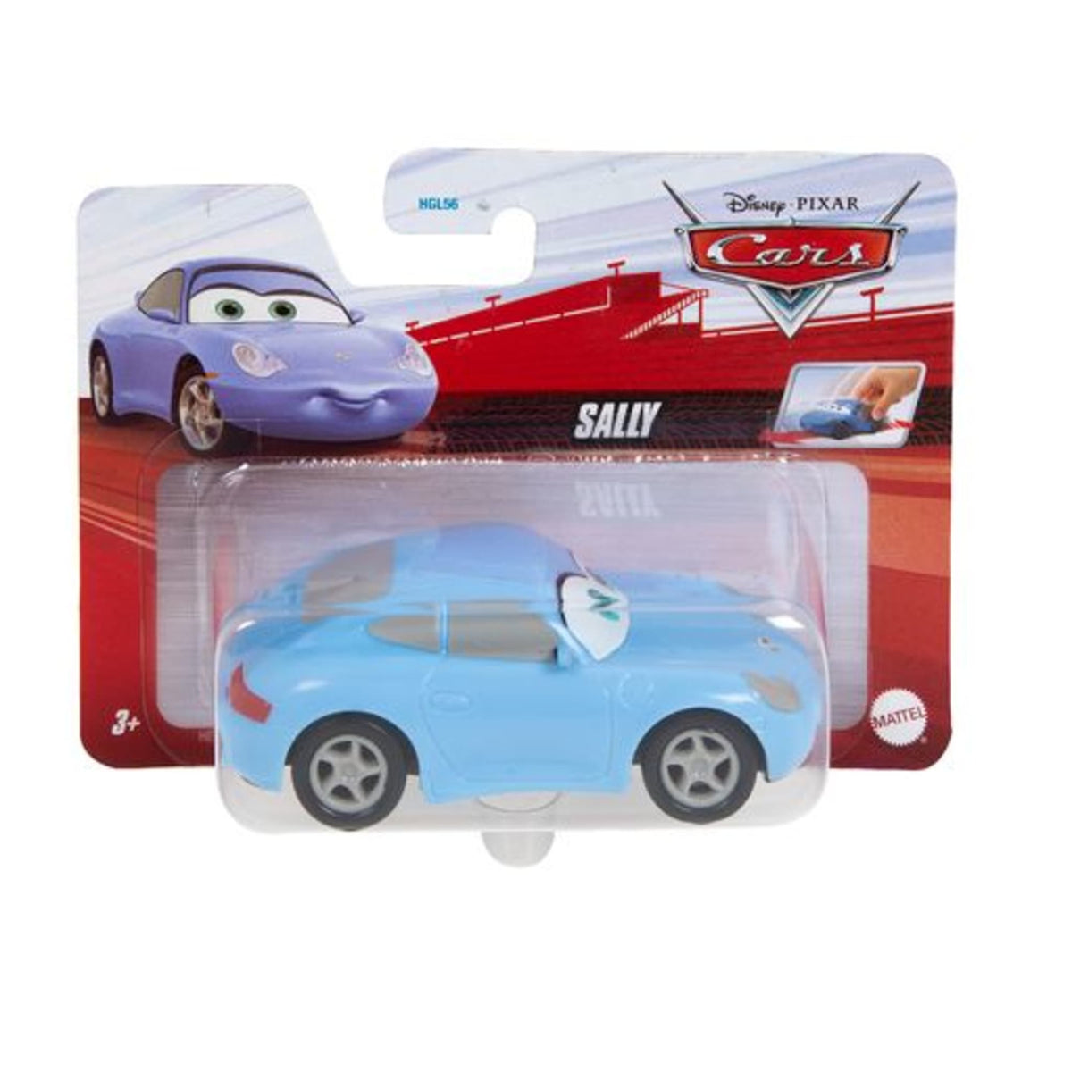 Cars de Disney y Pixar Pullback Vehículo de Juguete Sally