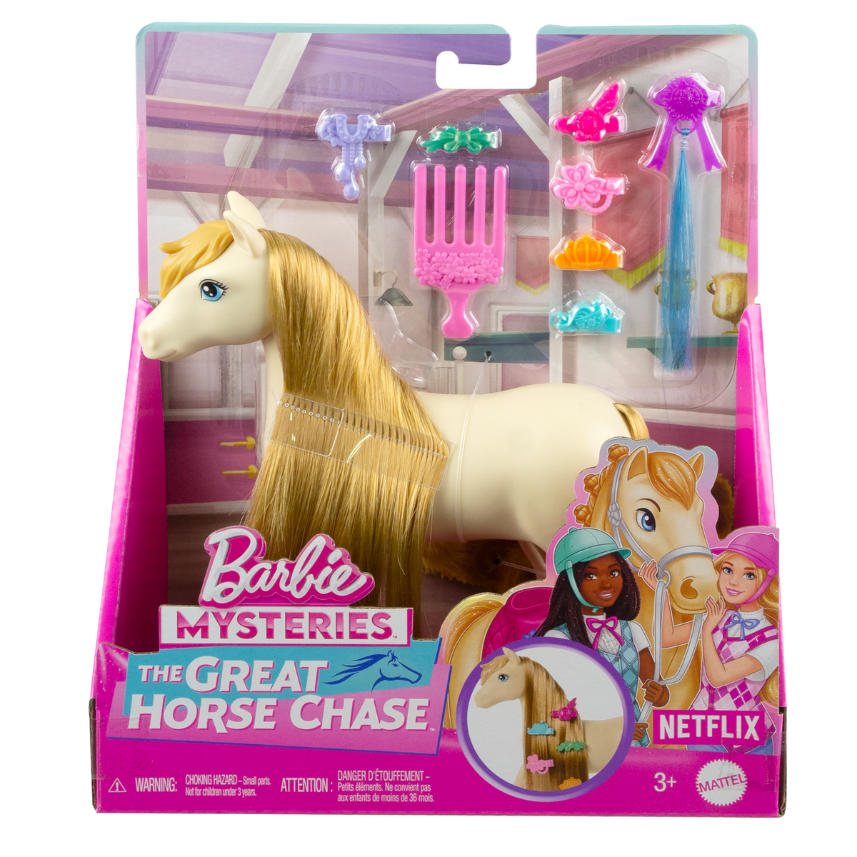 Barbie Mysteries: The Great Horse Chase Coffret Poney et Access.