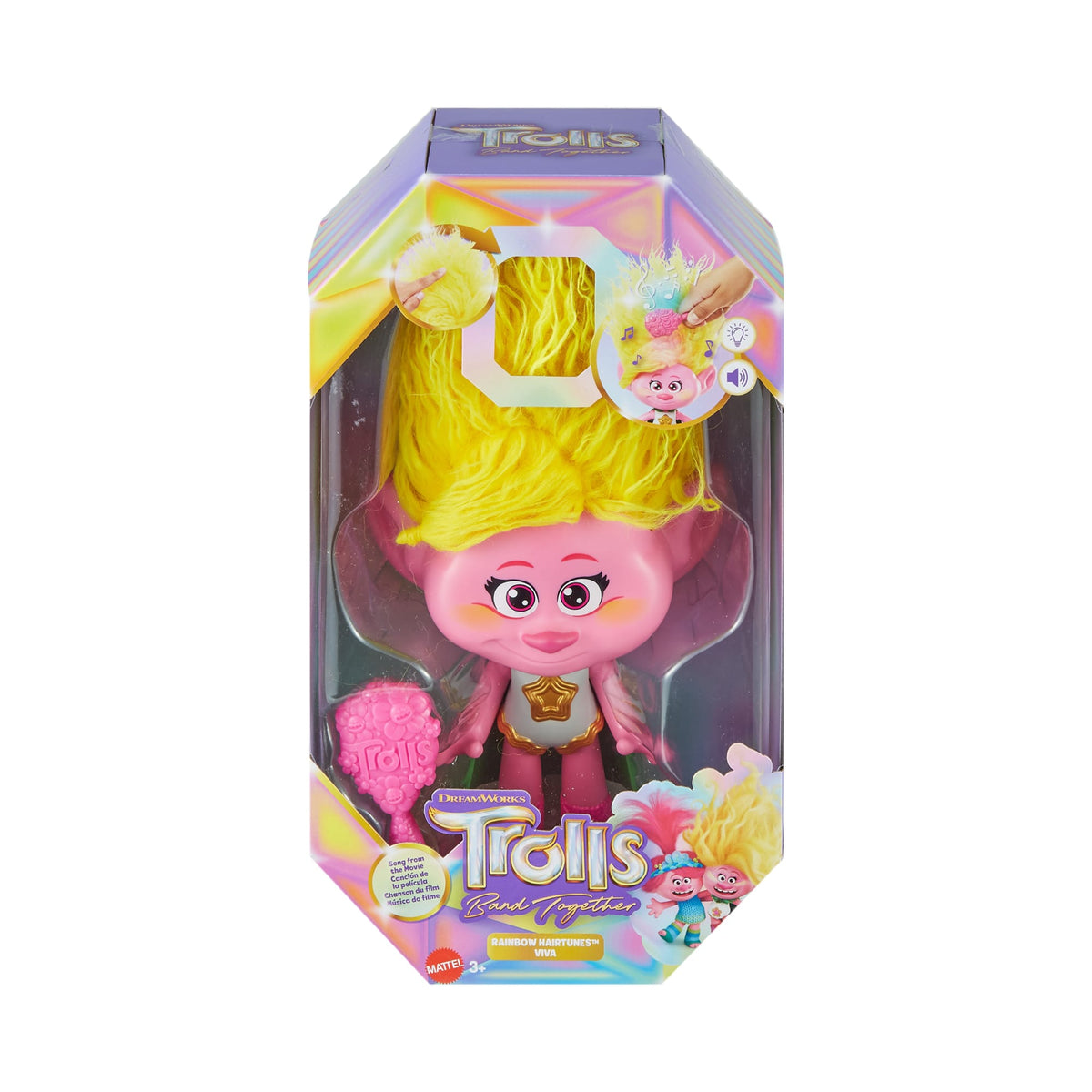 Dreamworks Trolls Band Together Rainbow Hairtunes Assortment