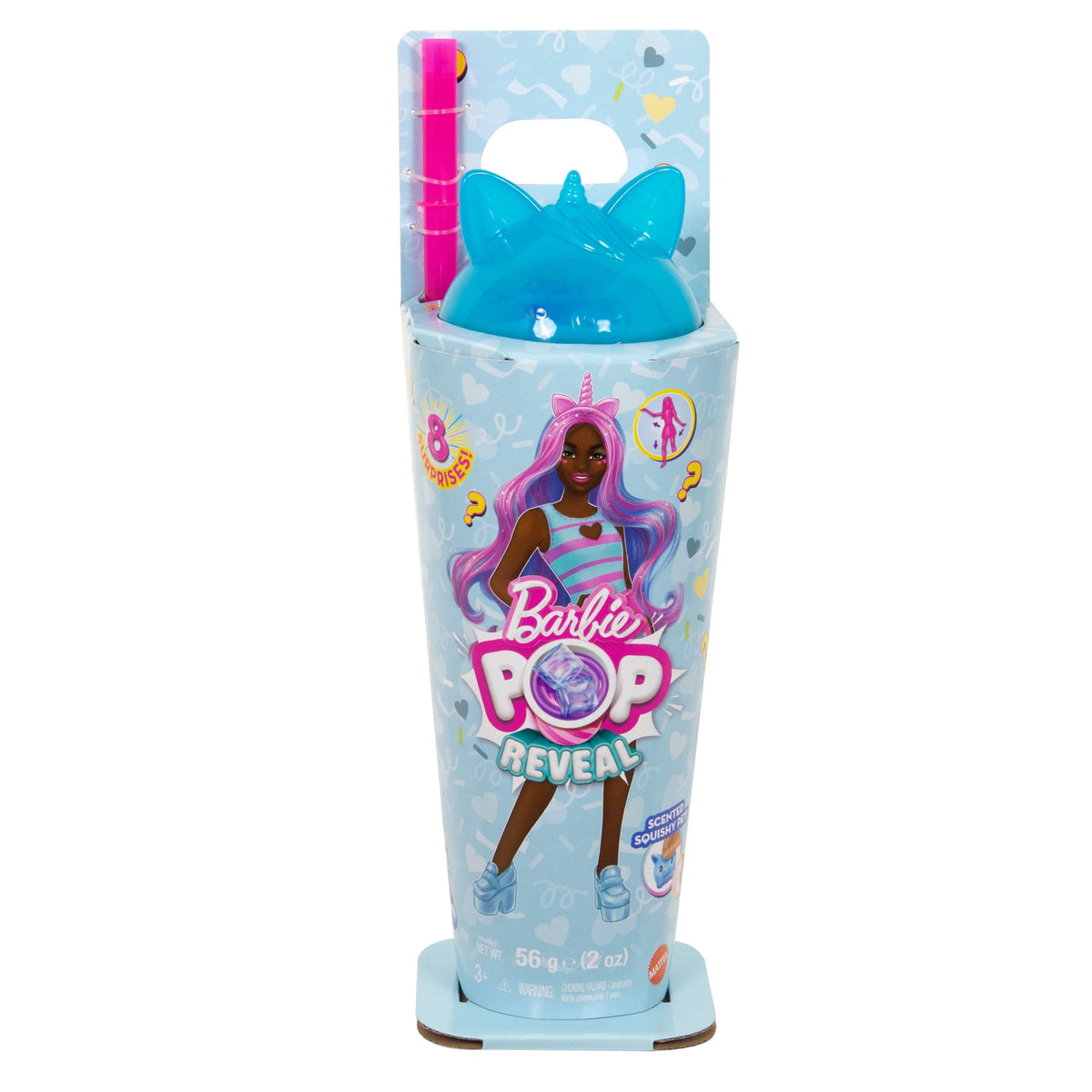 Barbie Pop Reveal Muñeca Serie de Animalitos Unicornio