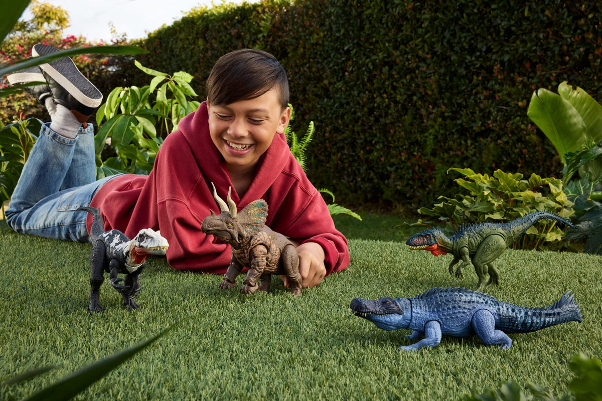 Jurassic World Dinossauro de Brinquedo Rebirth Rastreadore Gigantes
