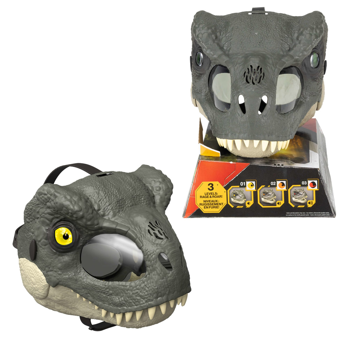 Jurassic World Juguete Rebirth Máscara Deluxe de Dinosaurio