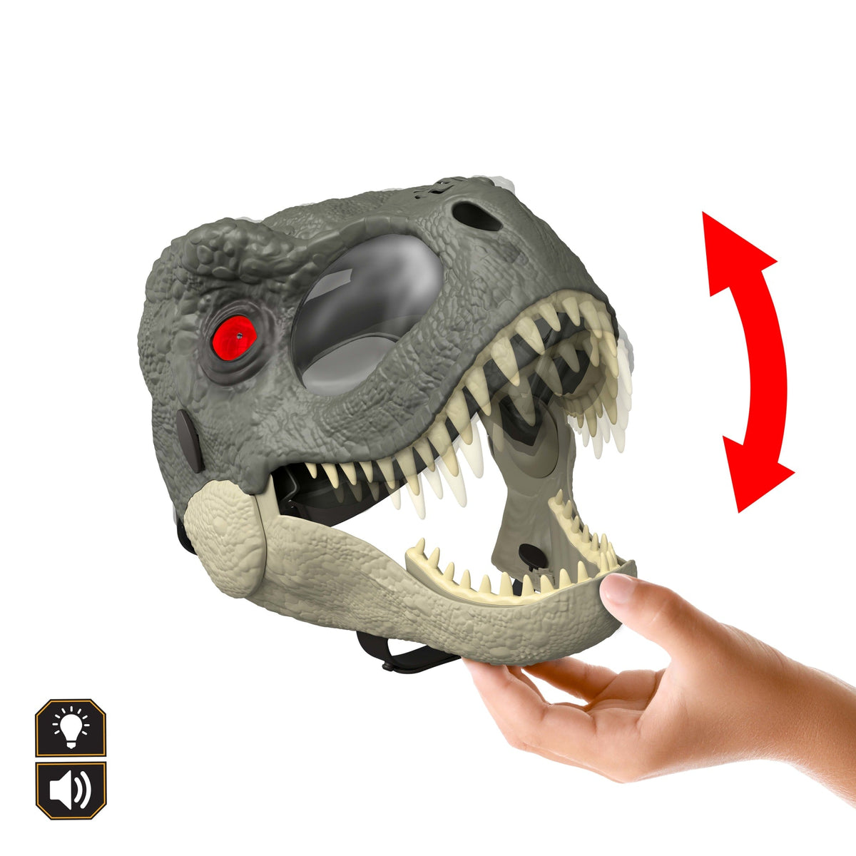 Jurassic World Brinquedo Rebirth Máscara Luxo
