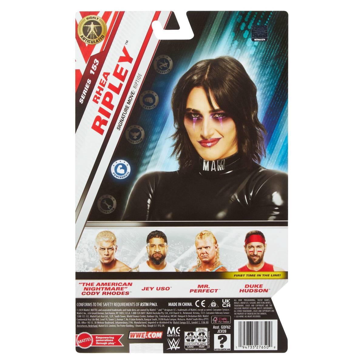 Wwe-Main Event Main Event Rhea Ripley-Figurine Articulée
