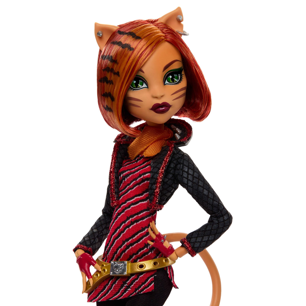 Monster High Boo-Riginal Creeproduction Toralei Doll With Diary, Doll Stand And Pet