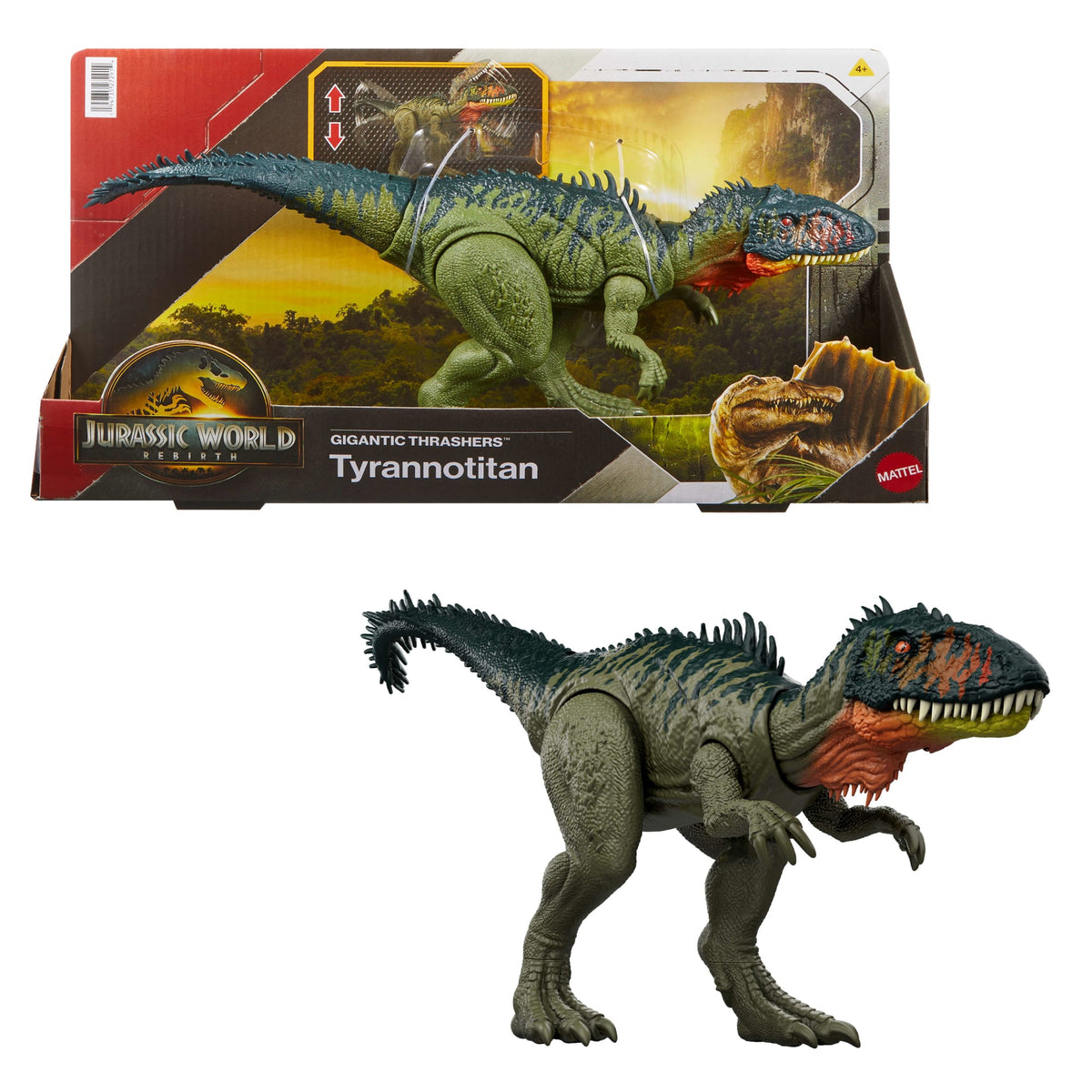 Jurassic World Dinosaurio de Juguete Rebirth Rastreadores Gigantes Tyrannotian