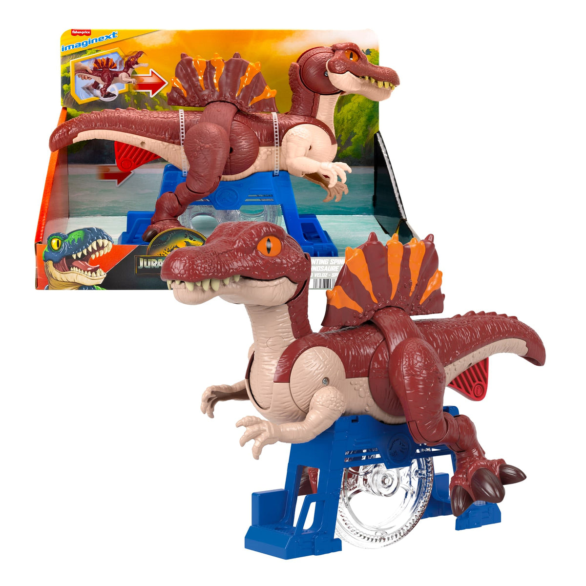 Imaginext-La Course du Spinosaure Jurassic World: Renaissance