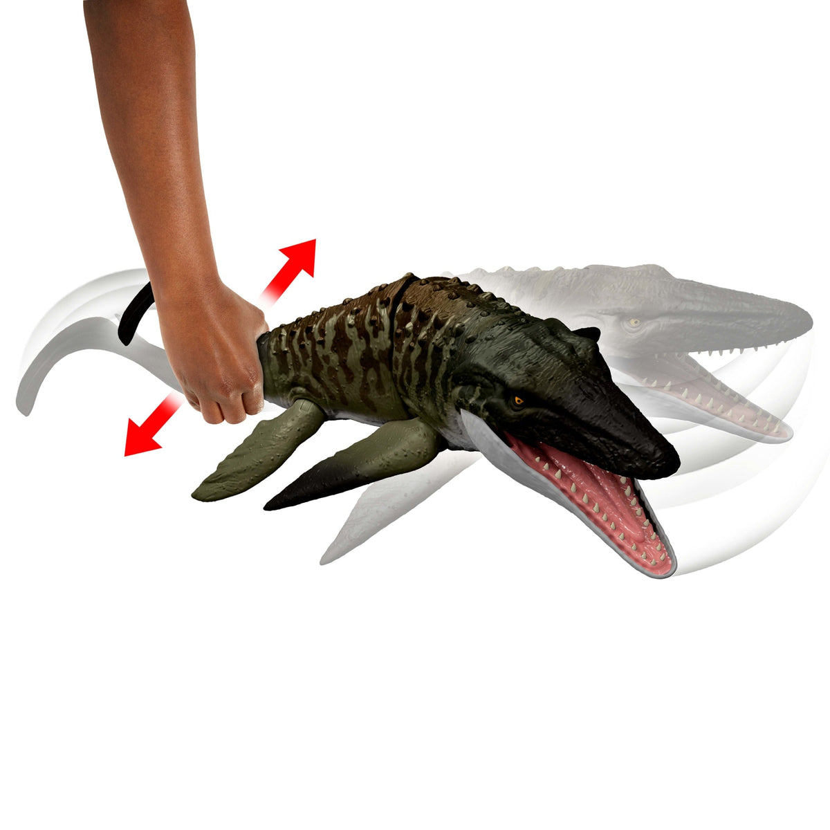 Jurassic World Dinossauro de Brinquedo Rebirth Mosasaurus