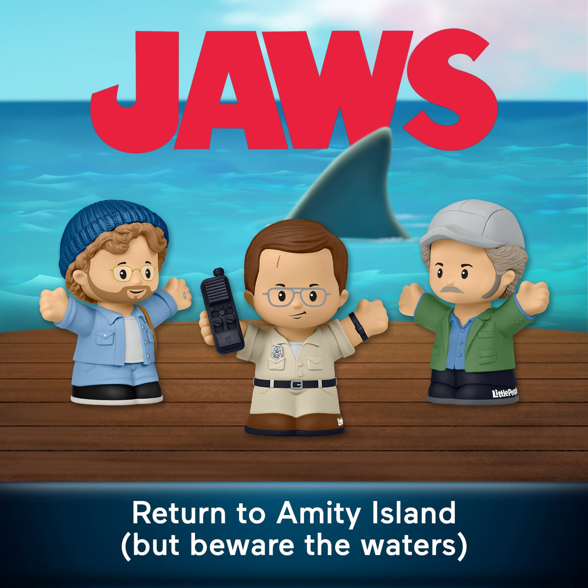 Little People Collector Jaws Movie Special Edition Set For Adults & Fans