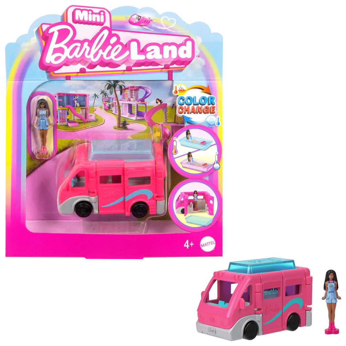 Barbie Mini BarbieLand Veículo para Boneca Trailer dos Sonhos