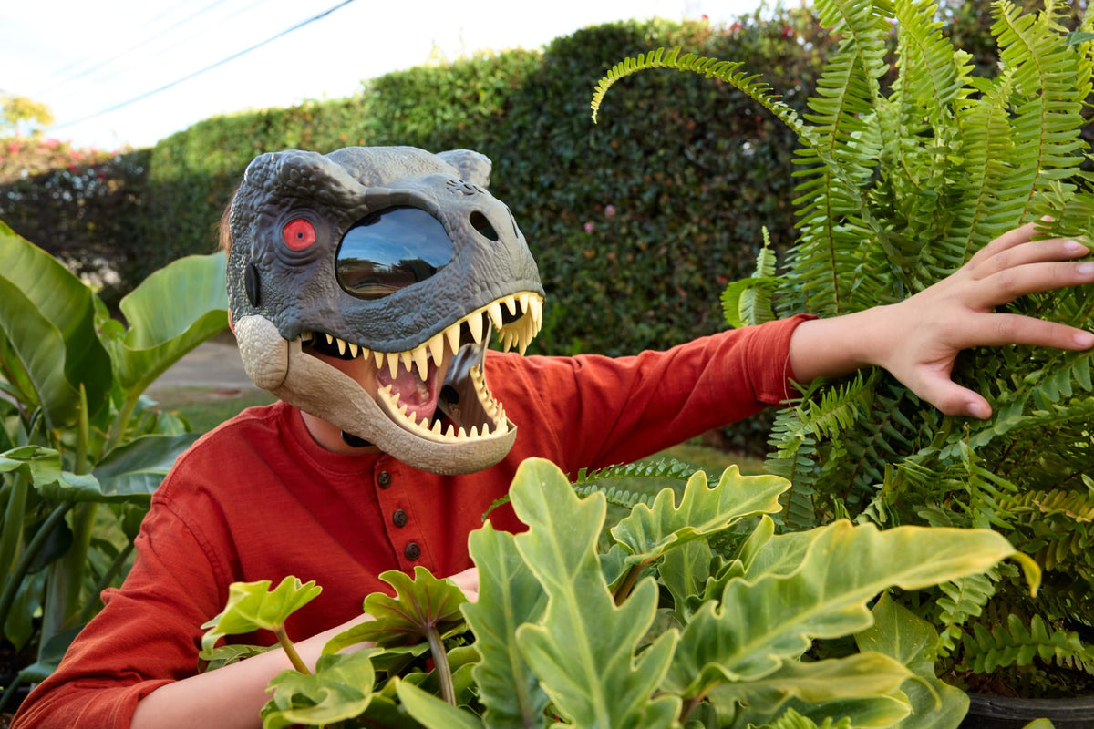 Jurassic World Juguete Rebirth Máscara Deluxe de Dinosaurio