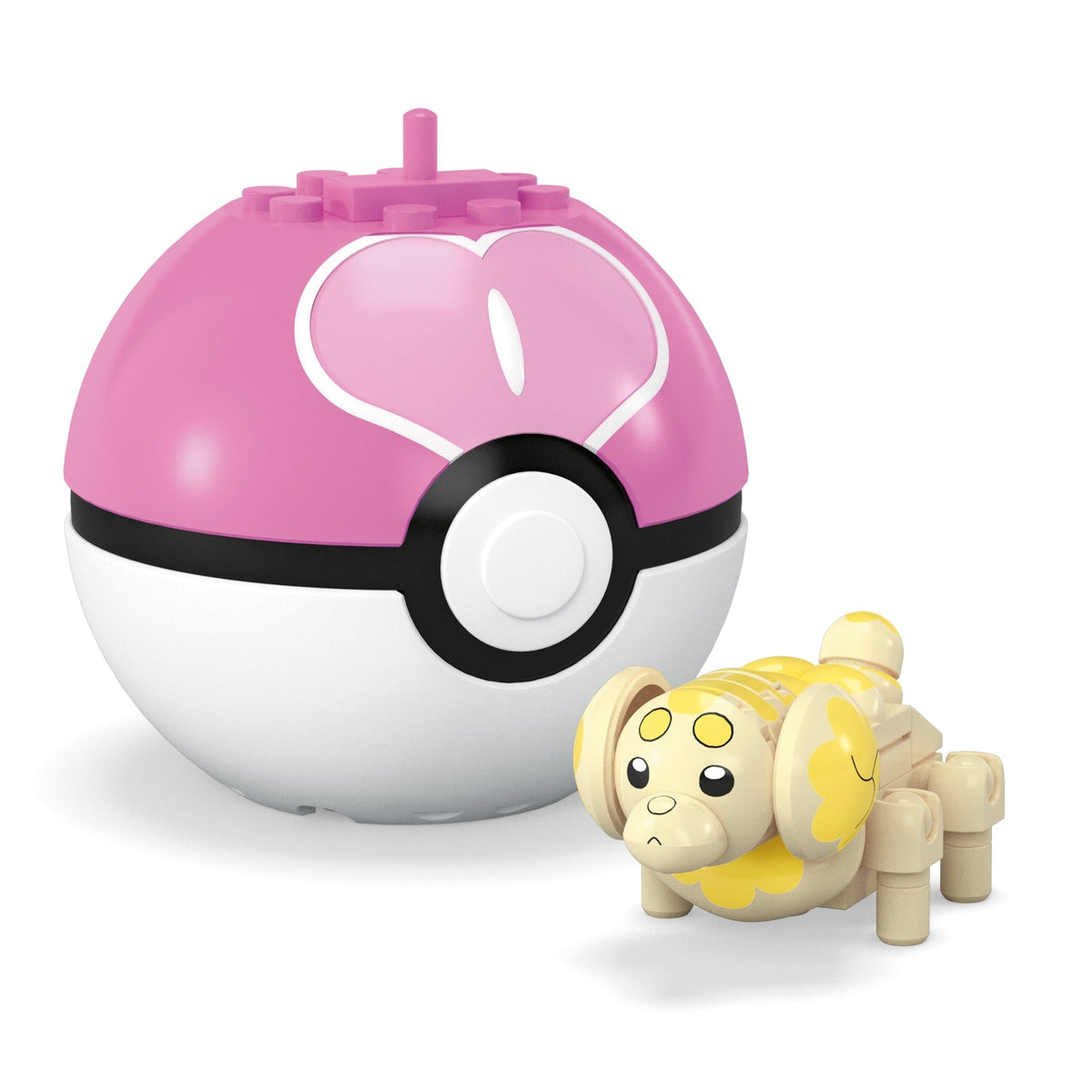 MEGA Pokémon Jogo de Construção Pokébola Colecionável Fidough