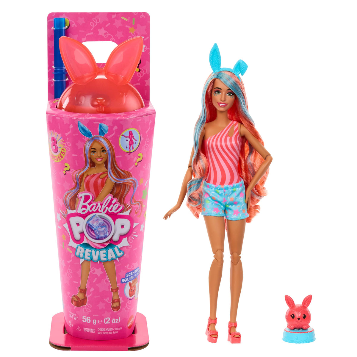 Barbie Pop Reveal Boneca Série de Animaizinhos Porquinho