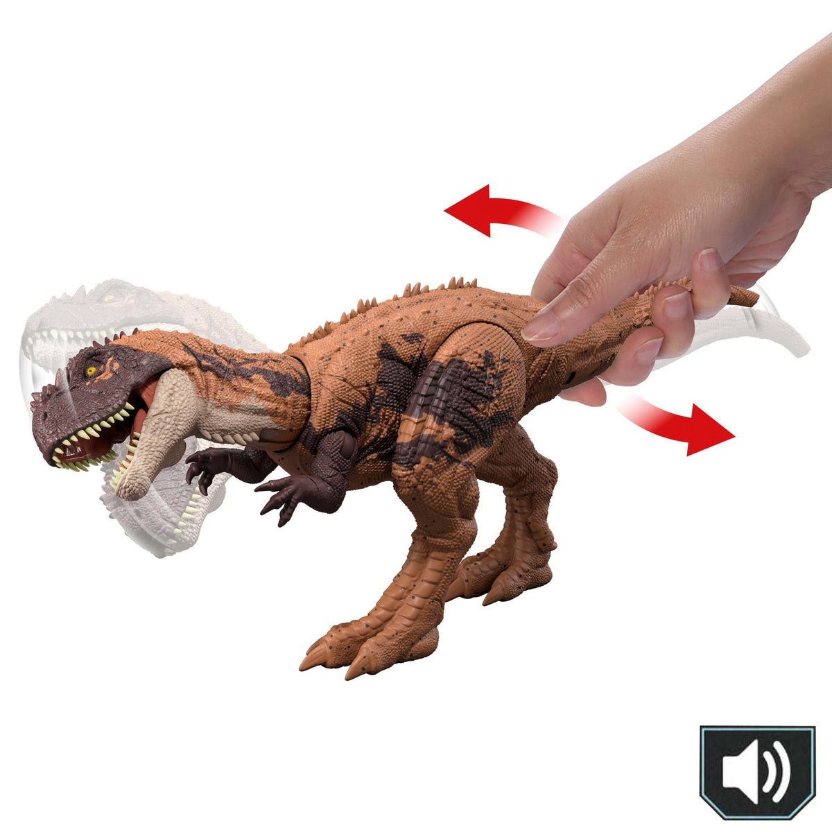 Jurassic World Dinossauro de Brinquedo Rugido Selvagem