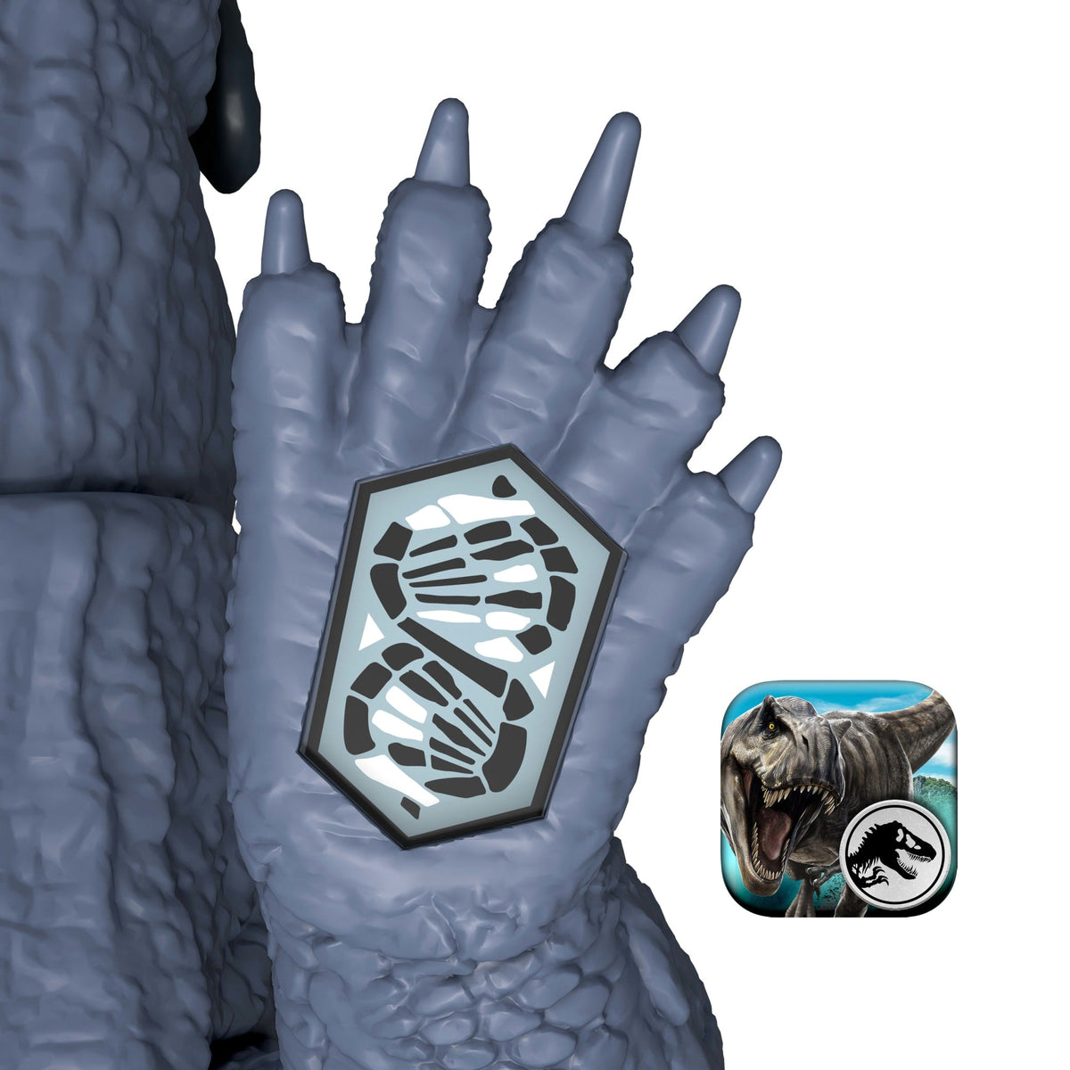 Jurassic World Dinossauro de Brinquedo Rebirth Rastreadores Gigantes Purussaurus