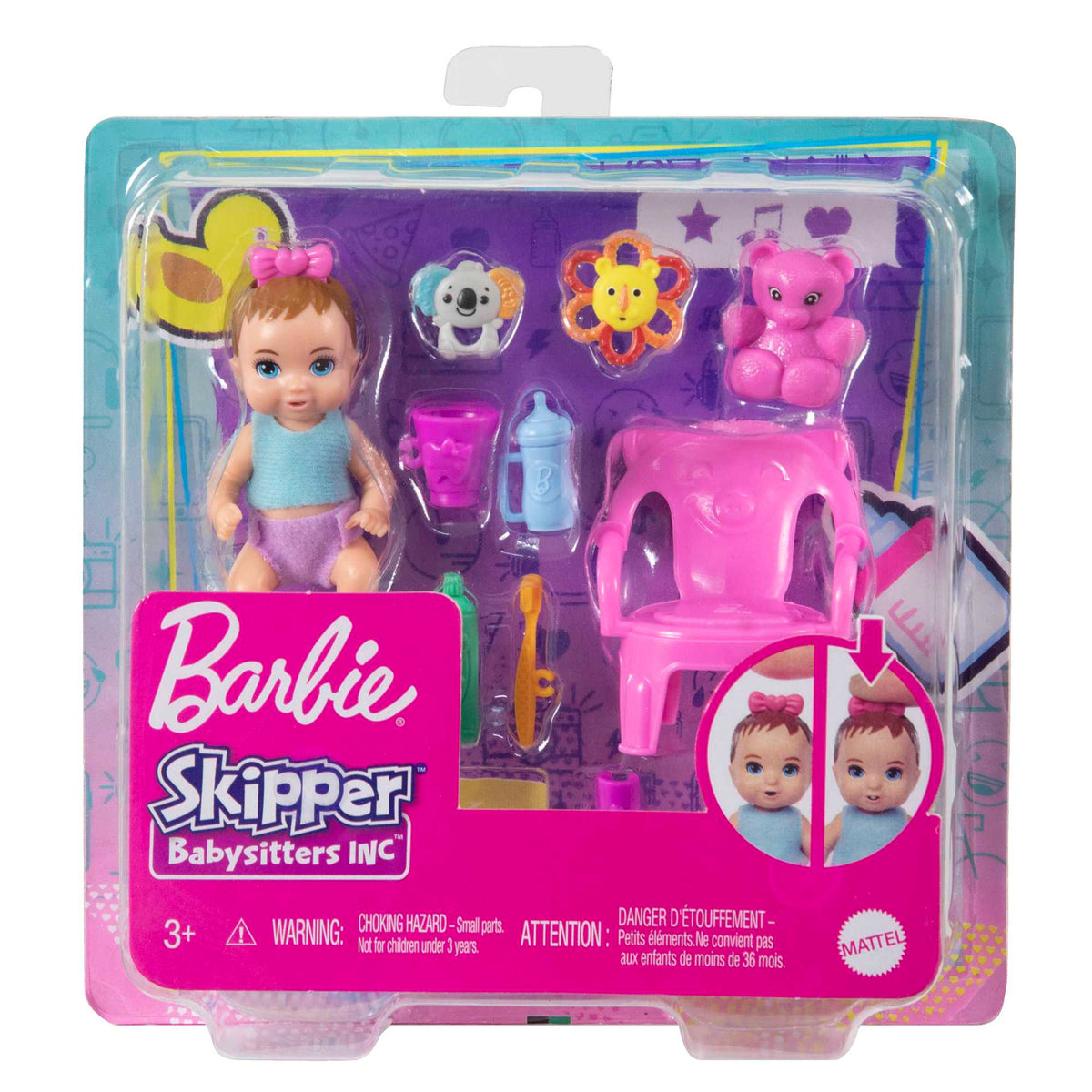 Barbie Skipper Babysitter First Tooth Playset With Doll And Accessories