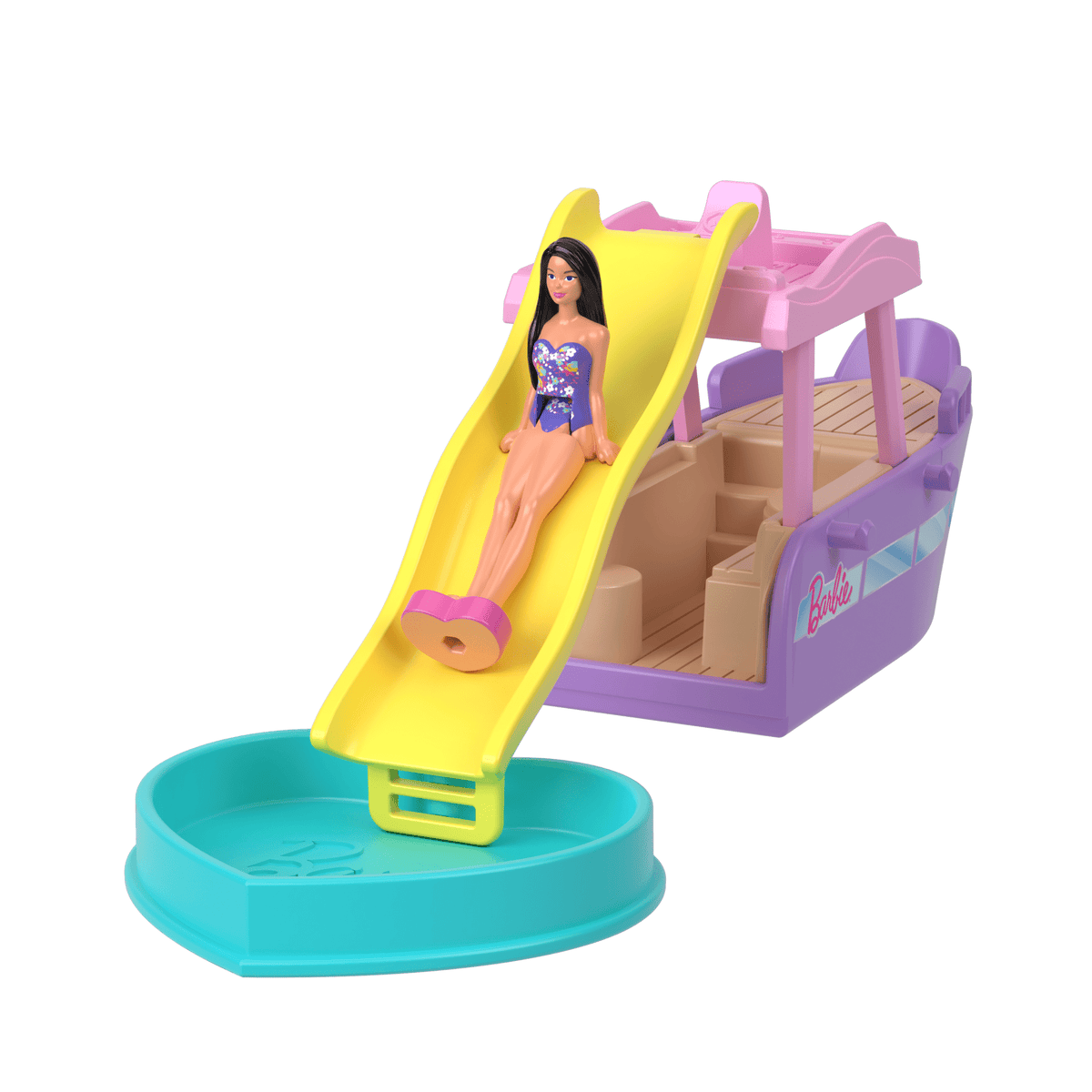 Barbie-Bateau de Rêve Mini-Barbieland-Coffret Bateau et Poupée
