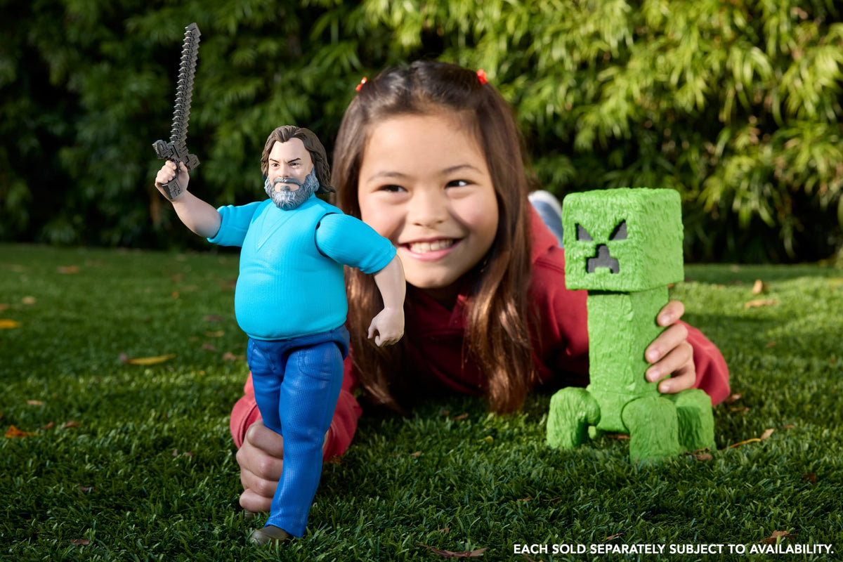 Minecraft La Película Figura de Acción Creeper de 12 pulgadas