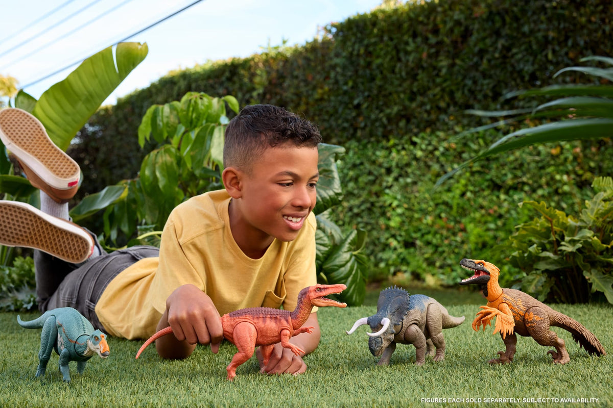Jurassic World Dinossauro de Brinquedo Rebirth Rugido Selvagem Euoplocephalus