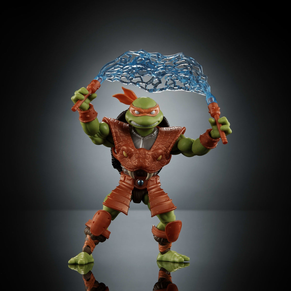 Masters Universe Origins Turtles Grayskull Michelangelo Action Figure, Reptile Wars Tmnt MOTU Toy
