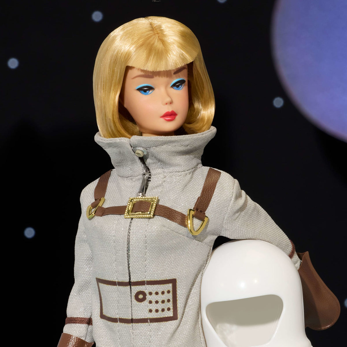 Barbie Signature Miss Astronaut Doll Collectible With Silver Suit, Space Boots, & Helmet Accessory