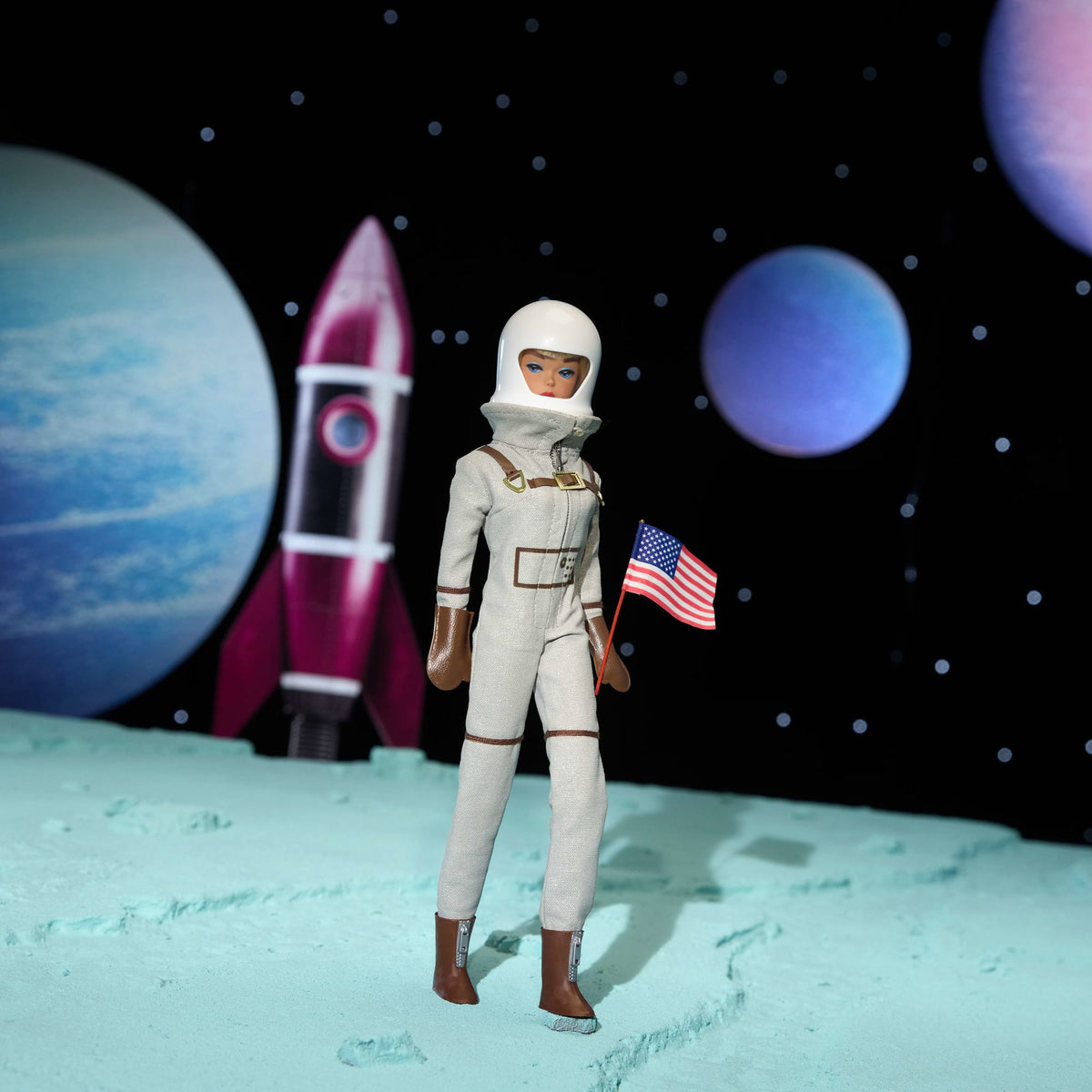 Barbie-Poupée Astronaute-Poupée à Collectionner Avec Costume et Casque