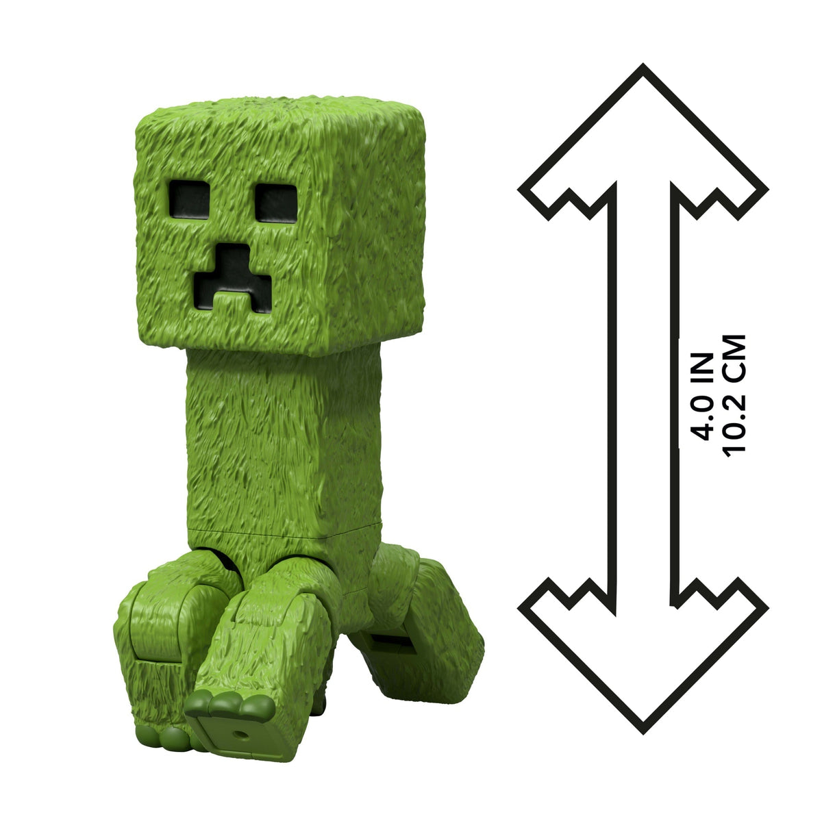 Minecraft Creeper Action Figure & Accessories, 4-Inch Toy Set Inspired By A Minecraft Movie