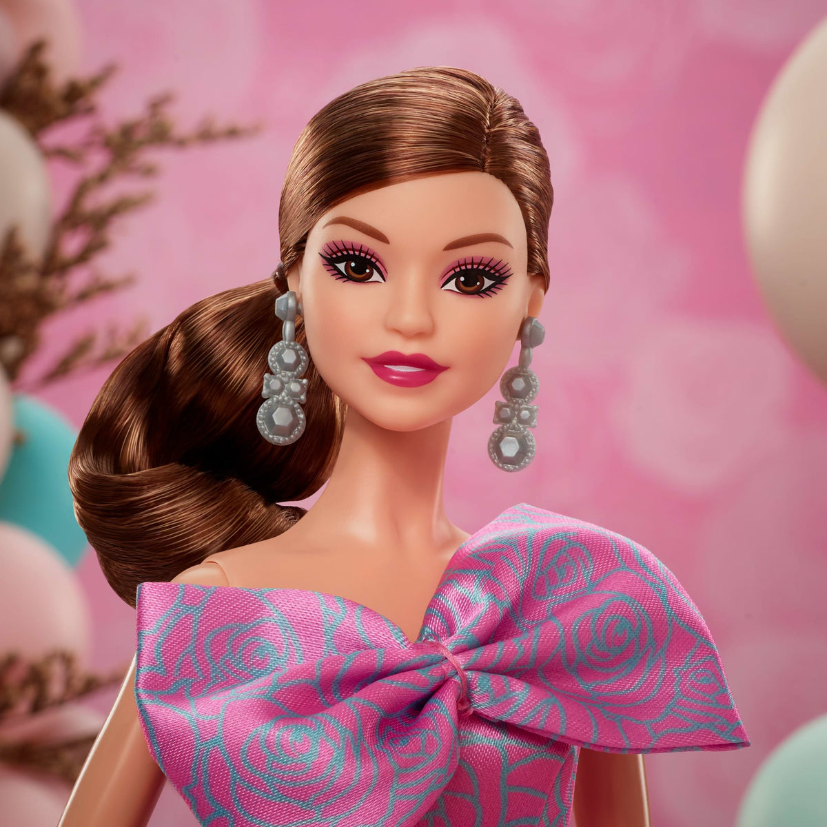 Barbie Signature Birthday Wishes Doll, Collectible Fashion Doll in Satiny, Pink Dress