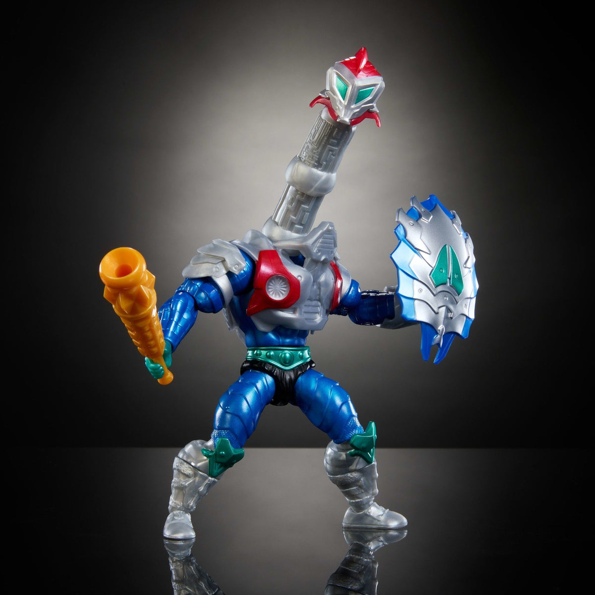 Masters Of Universe Origins Turtles Of Grayskull Mekaneck Action Figure, Tmnt MOTU Reptile Wars Toy