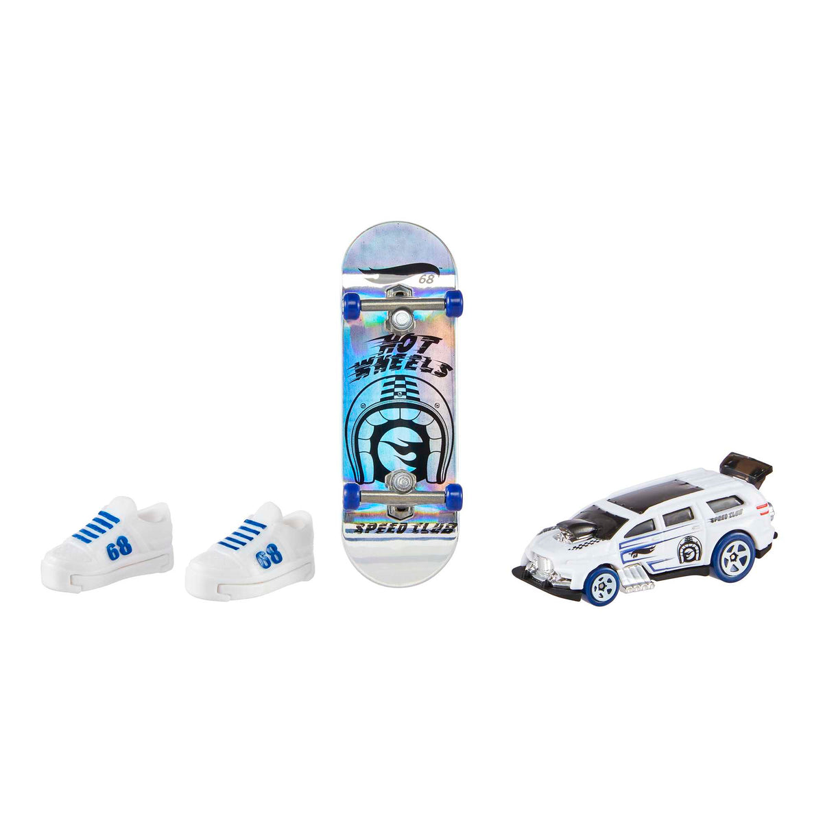 Hot Wheels Skate Vehículo de Juguete Patineta de Colección SPEED SHREDDER™ + NITRO TAILGATER™ con Diecast