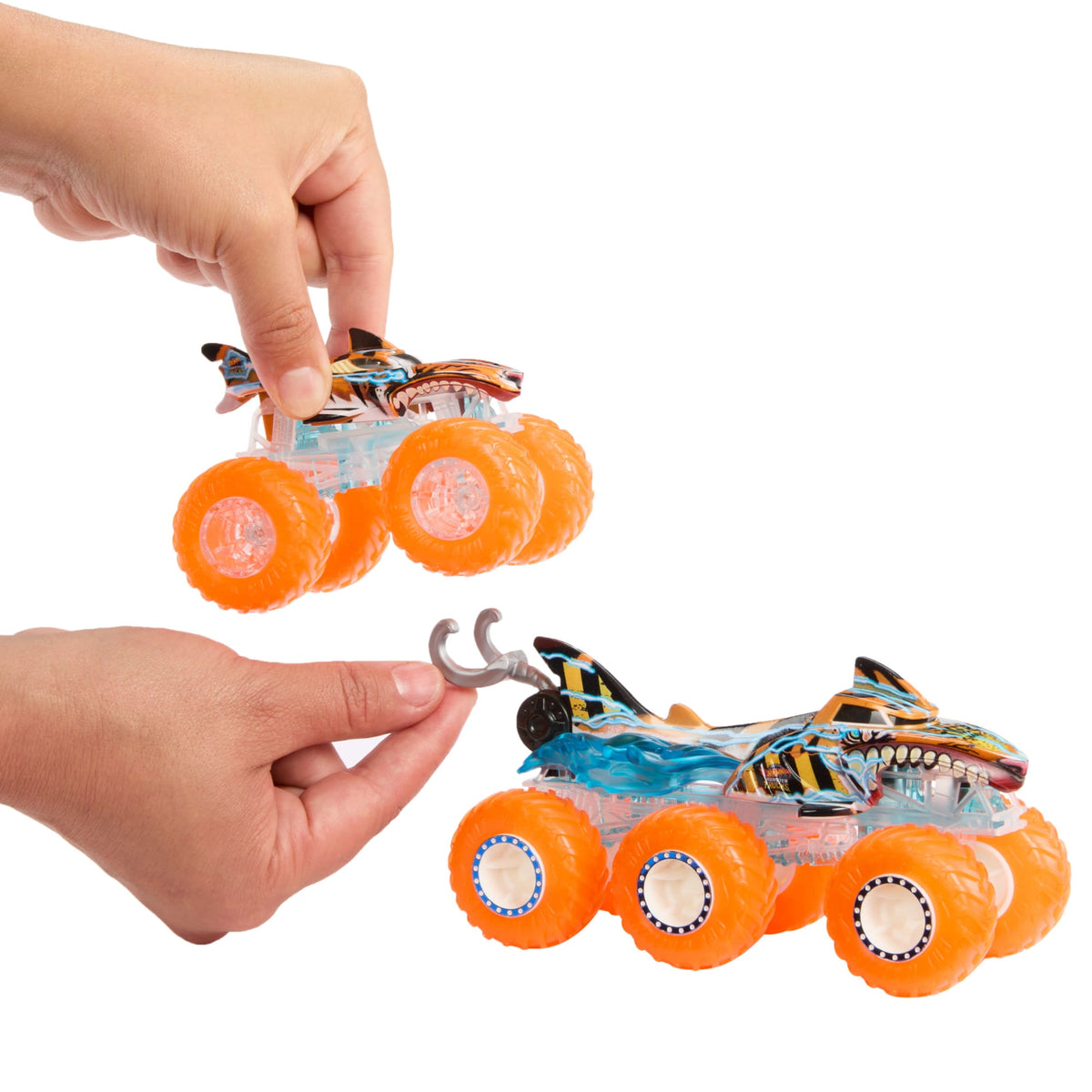 Hot Wheels-Gros Camion Monster Trucks Power Smashers-Coffret