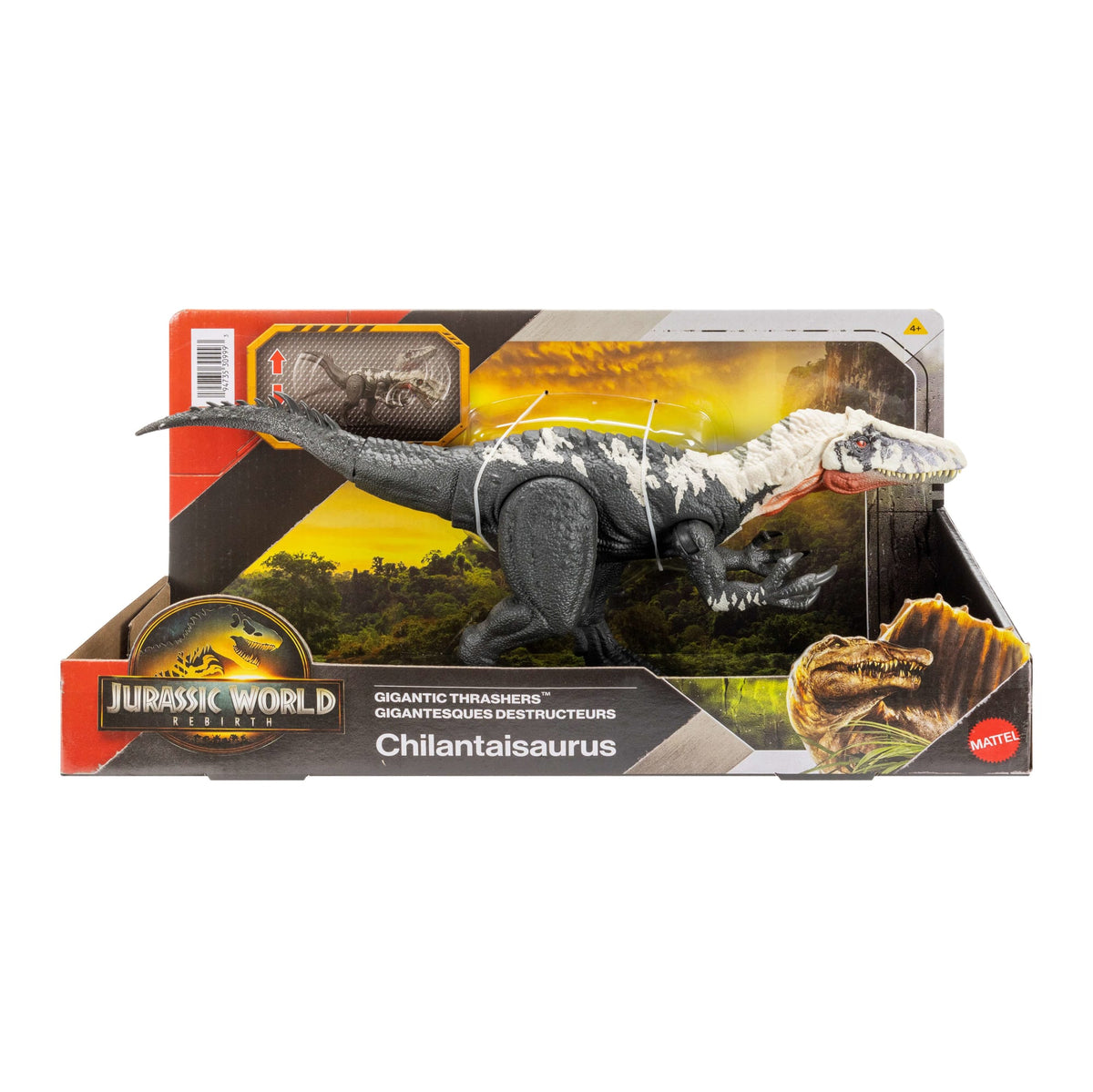Jurassic World Dinosaurio de Juguete Rebirth Rastreadores Gigantes Chilantaisaurus