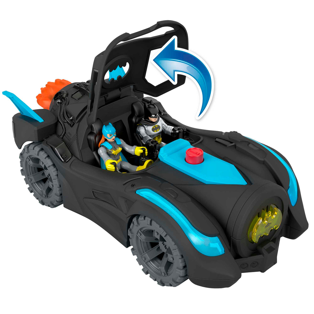 Imaginext DC Super Friends Figura de Ação Batmóvel Bat-Tech Deluxe