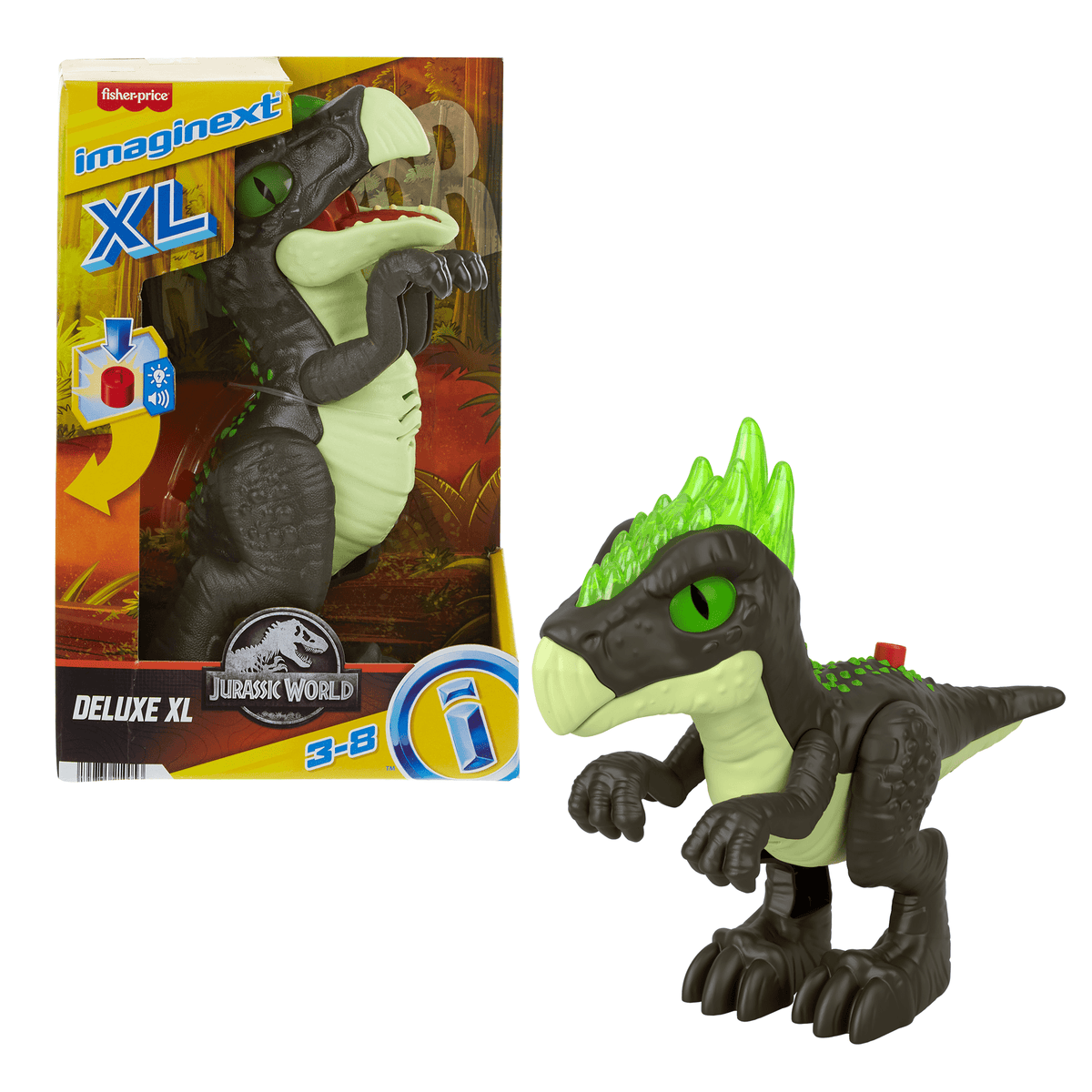 Imaginext Jurassic World Dinossauro de Brinquedo Dracorex XL Deluxe