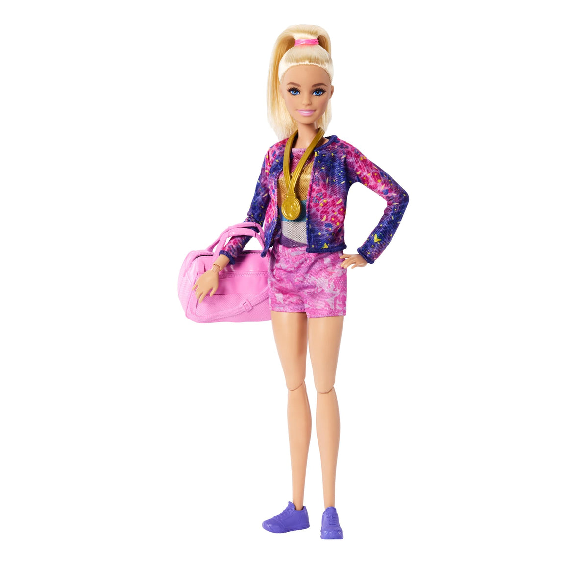Barbie Profissões Conjunto de Brinquedo Ginasta Cabelo Loiro