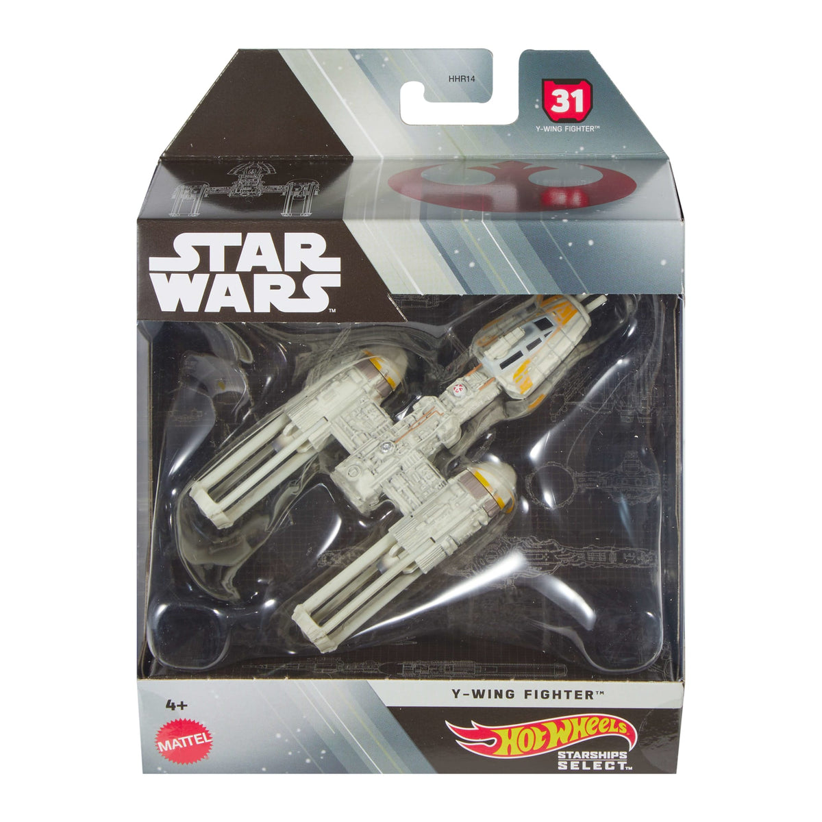 Hot Wheels Collector Veículo de Brinquedo Star Wars Y-Wing
